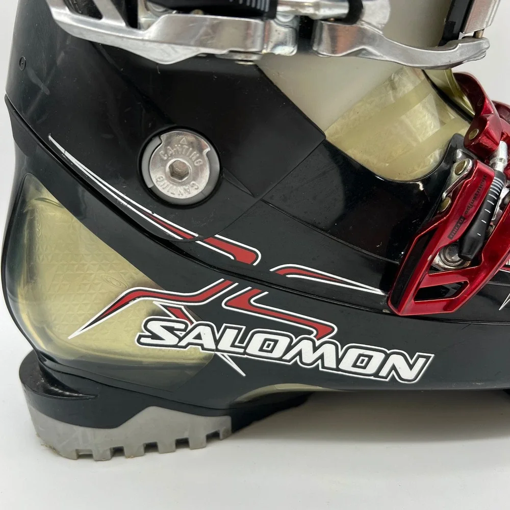 Salomon Mission RS 7 Ski Boots Mens 28 Black Red Energizer 75 Biovent Downhill